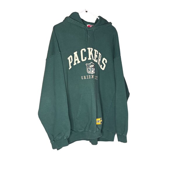 Vintage Packers NFL Originals Sweatshirt Hooded 2XL Green - Picture 2 of 8